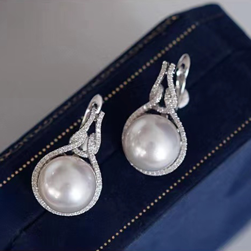 阿飞珍珠配件纯银耳钉工厂直销