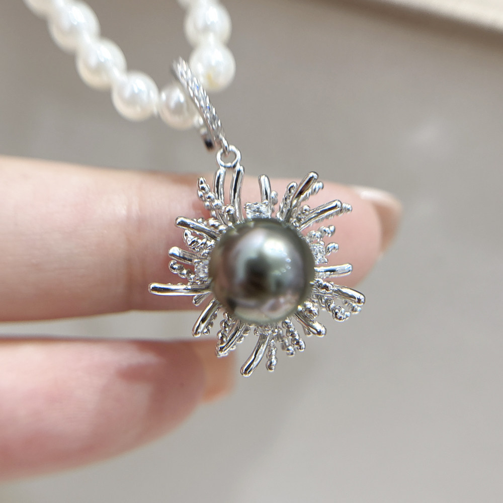 S925纯银套装空托DIY配件