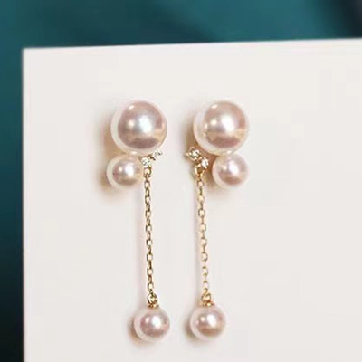 阿飞珍珠配件纯银耳钉工厂直销