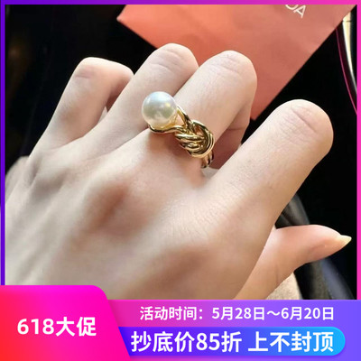 S925纯银戒指空托金色银色厚版