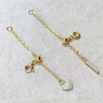 S925纯银单排珍珠项链扣头