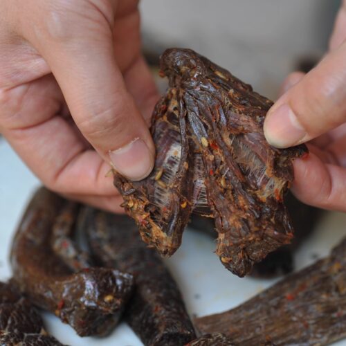 浪贝勒 呼伦贝尔草原纯散养 手撕风干牛肉干（麻辣1KG）