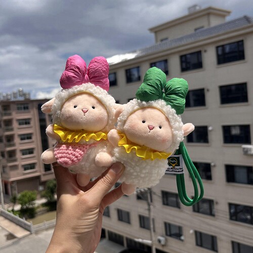 可爱芭蕾小羊包包挂件钥匙扣