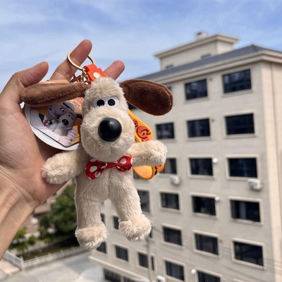 英国正版掌门狗毛绒钥匙扣包挂件