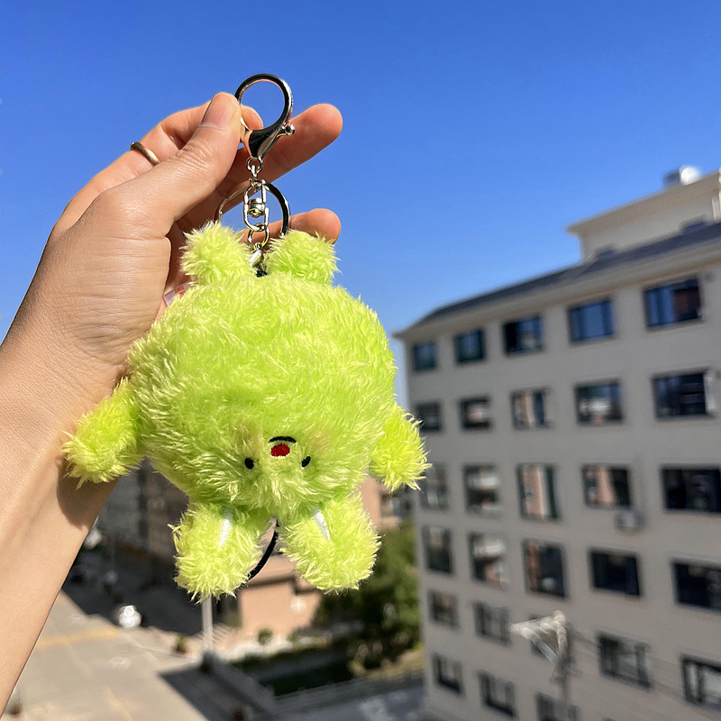 搞怪逮住兔子小兔钥匙扣书包挂件