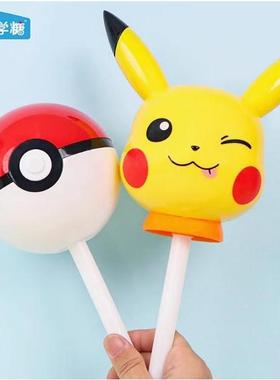 乐达学糖公仔造型棒棒糖80g混合水果味盒装棒棒糖糖果零食新品