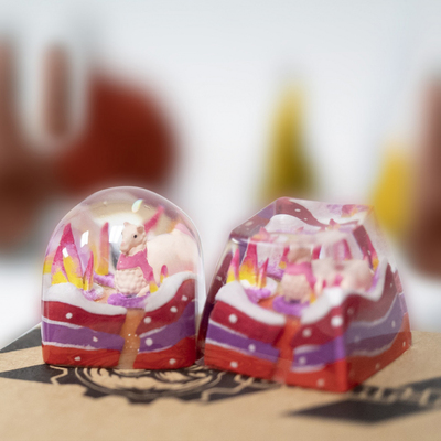 客制化羊驼树脂键帽机械键盘