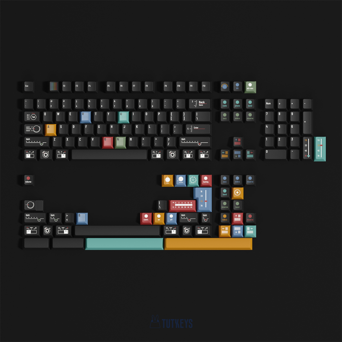 TUTKEYS土酱键帽磁轴客制化