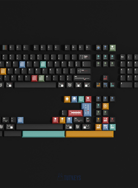 【ZD】TUTKEYS土酱Ag1921黑色博朗wooting磁轴键帽机械键盘客制化