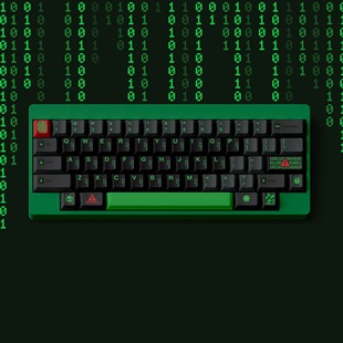 hacker 黑客 FBB 五面热升华PBT客制化机械键盘原创键帽