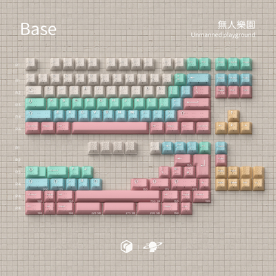 米可维无人乐园机械键盘键帽