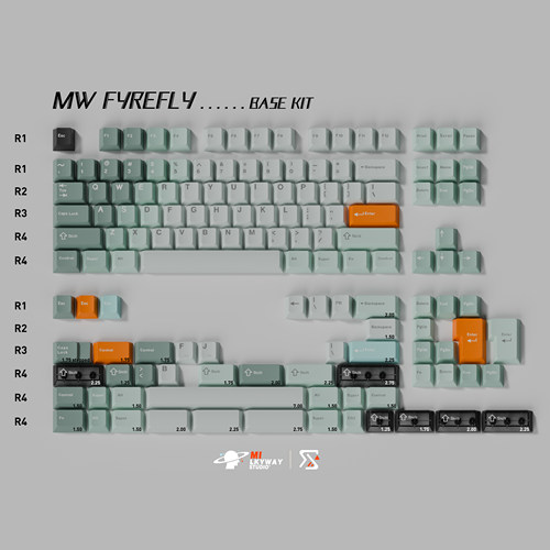 米可维Fyrefly流萤原创键帽