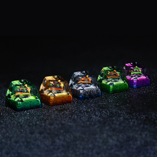 【ZD】客制化机械键盘 Craftkey Spaceship 宇宙飞船手工树脂键帽