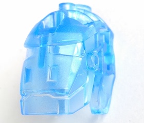 乐高 LEGO  64262 64330生化系列透明中蓝头部连接件拼装积木玩具