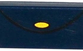 LEGO 乐高零件配件3069bpb376人仔手持深蓝色零钱包1X2图案光片新