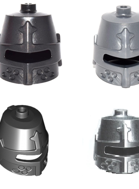 LEGO 乐高89520零件人仔头盔城堡骑士多色塑料拼插积木全新儿童玩