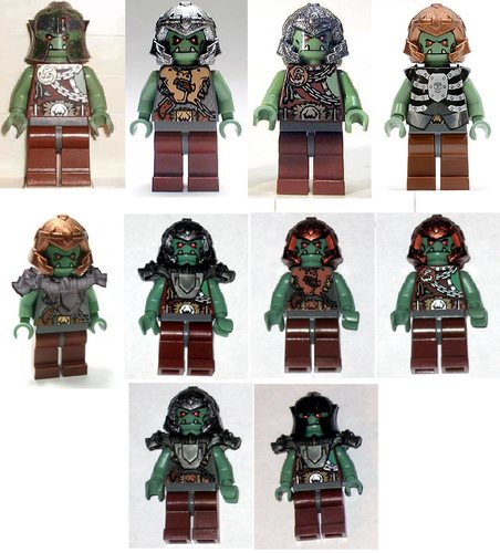 LEGO乐高cas369城堡人仔cas401半兽人仔塑料拼装积木玩具儿童益智 - 封面