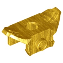 LEGO 11097乐高零件配件甲前1后2凸点珠光金塑料拼装积木玩具儿童