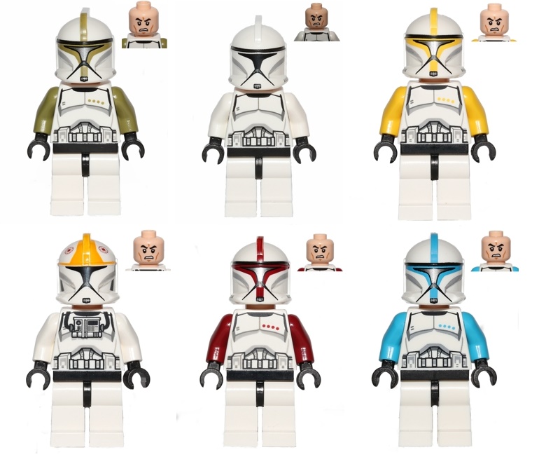 LEGO乐高星球大战人仔sw442sw502克隆兵塑料拼装积木玩具益智男孩