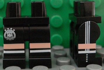 LEGO配件足球运动员人仔腿