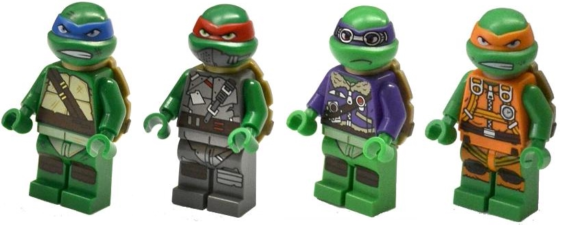 lego乐高tnt024忍者神龟人仔14年塑料拼装积木玩具儿童益智全新现