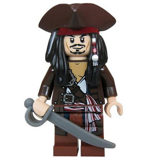LEGO乐高poc029加勒比海盗杰克船长塑料拼装益智积木玩具男孩益智