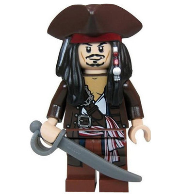 乐高杰克船长塑料玩具益智积木