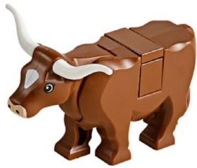 LEGO乐高64452pb01c02零件动物奶牛新北京现货稀有老款玩具全新品