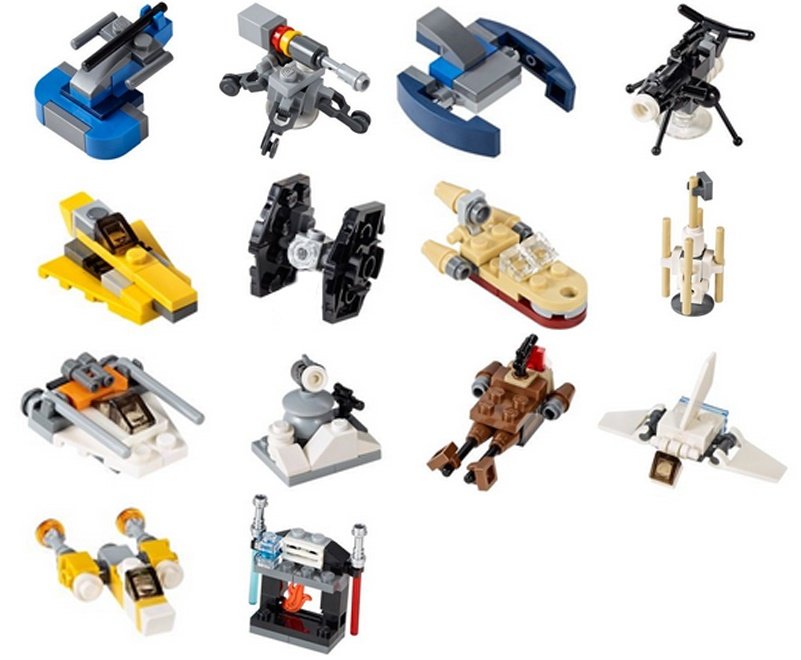 lego 乐高星球大战75056圣诞倒数日历mini小套塑料拼装积木玩具新