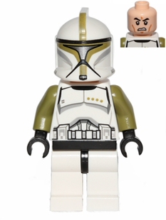 LEGO乐高 sw438星球大战克隆兵指挥官塑料拼装积木玩具儿童益智新