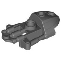 LEGO乐高 53543零件生化战士护甲深蓝灰色塑料拼装积木玩具儿童新