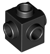 LEGO乐高 4733零件修正砖1x1四面带颗粒多色塑料拼装积木玩具儿童