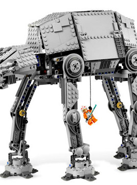 LEGO乐高10178星球大战机械兽AT-AT步行机绝版塑料拼装积木2手9新