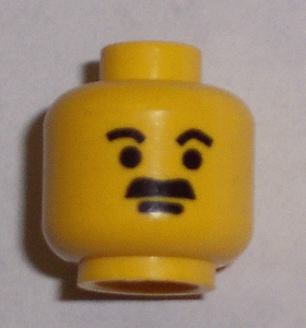 LEGO 乐高配件零件人仔表情头黄色3626bpb894等全新优惠