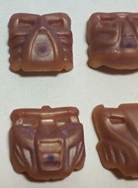 乐高LEGO42042生化零件配件Krana面具铜色男孩塑料拼装积木全新玩