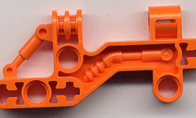 LEGO乐高零配件41672生化系列4x2X2全新橙色肩部塑料拼装积木玩具