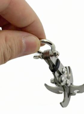 重力钩生存折叠擒纵钩不锈钢户外登山