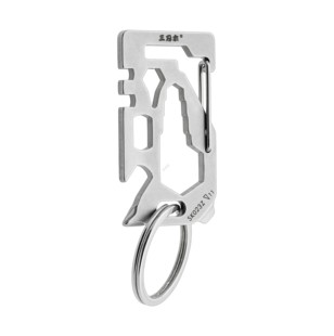 珍工具EDC随身多功能工具卡求生卡SK023Z 三刃木钥匙扣袖 新款 正品