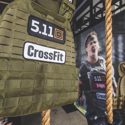 crossFIT 两枚大臂章 魔术贴章 经久耐用 天生老猫制