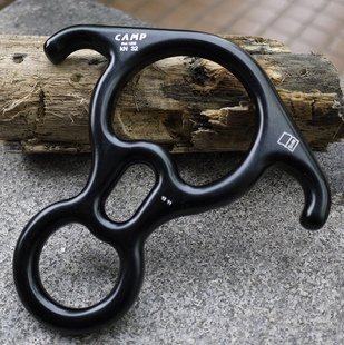 包邮 正品意大利CAMP下降器速降垂降8字环承重3吨攀岩缓降器牛角