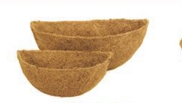 半圆花篮椰棕垫种菜椰棕挂盆花篮假花花盆塑料壁篮椰棕吊篮垫