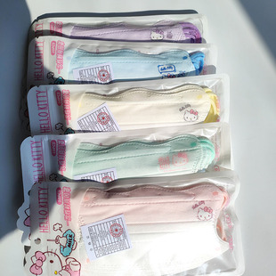 蝴蝶波浪型口罩莫兰迪立体ins女高颜值学院风显白一次性卡米屋