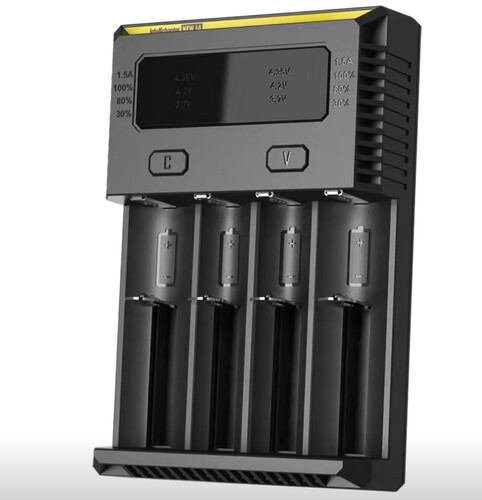 奈特科尔NEW i4四槽智能充电器18650/21700充电器 nitecore