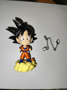 香港八达通七龙珠手办孙悟空摆件筋斗云小悟空地铁公交巴士叮叮车