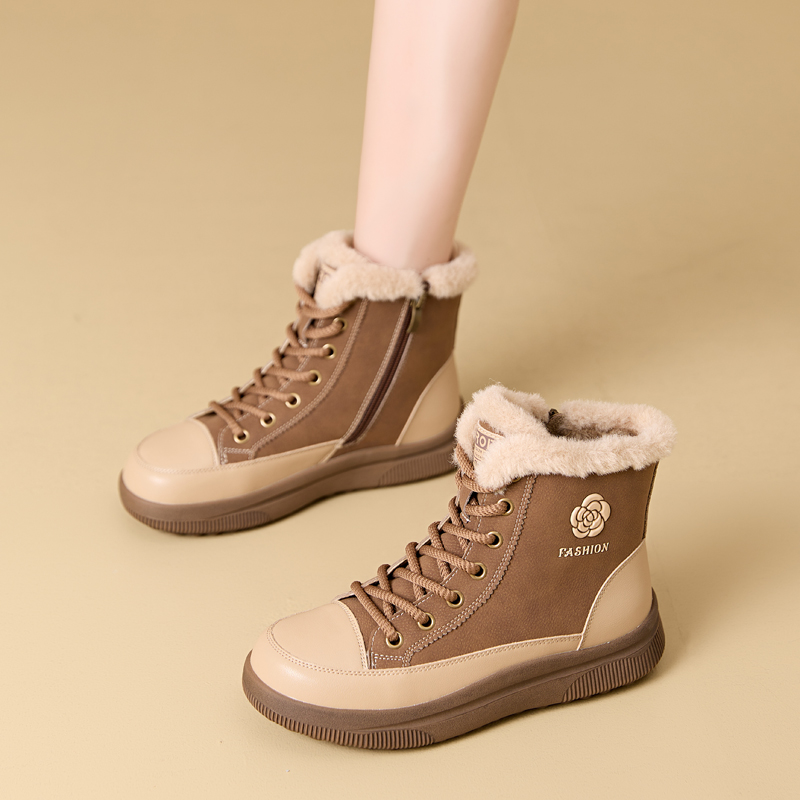 冬季雪地靴棉鞋女2024冬季新款