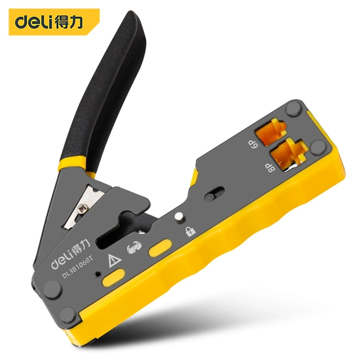 Deeli Table Cable Pliers DL381068T Super 5 Типов из шести типов из шести типов штук -зажима 6p8p широкополосной мониторинг -планы