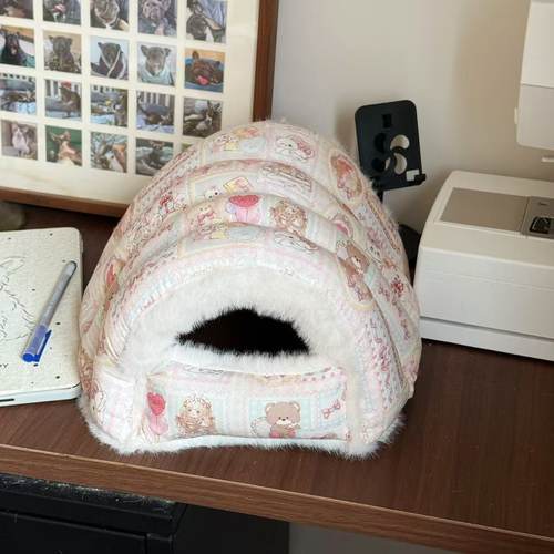 荷兰猪无底棉窝过冬加绒保暖窝