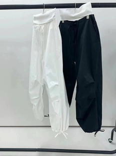 现货速发 韩国东大门韩国architekt 新款时尚抽绳束脚工装休闲裤