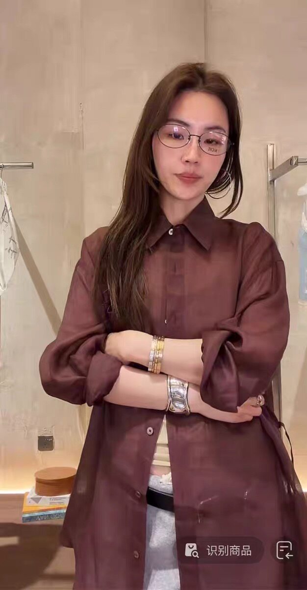现货2026年韩国女夏季向日葵欧尼同款宽松休闲薄款长袖衬衫上衣