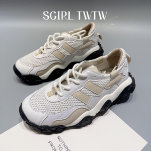 s-girl老爹鞋春夏增高运动鞋网红超火薄款运动软底休闲厚底网鞋女